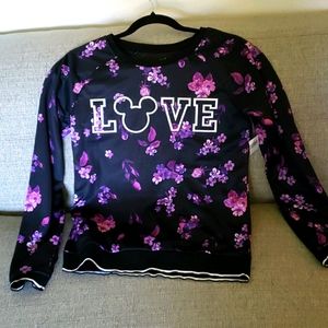 Disney Parks Mickey Mouse Floral Shirt